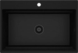 DEANTE - Magnetic čierna - Granitový drez, jednokomorový (ZRM_N10B)