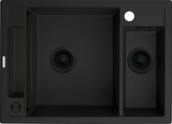 DEANTE - Magnetic čierna - Magnetic Granitový drez, 1.5 - bowl (ZRM_N503)