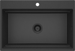 DEANTE - Magnetic grafitová - Granitový drez, jednokomorový (ZRM_G10B)