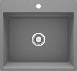 DEANTE - Magnetic metaliclá šedá - Granitový drez, jednokomorový (ZRM_S10A)