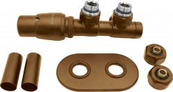 DEANTE - Matte brown ventil termostatický, na kúpeľňové kúrenie - ľavý; (AGI_CZL1)