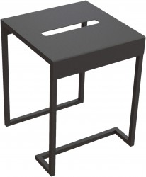 DEANTE - Mokko čierna - Taburet - kúpeľňový stolík (ADM_N51T)