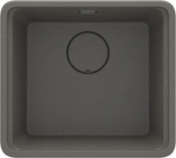 DEANTE - Momi anthracite metallic Granitový drez, 1-bowl (ZKM_T10A)