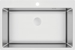 DEANTE - Olfato oceľ Oceľový drez, 1-miska (ZPO_010C)