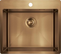 DEANTE - Olfato Precious hnedý oceľový drez, 1-bowl (ZPO_C10B)