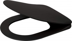 DEANTE - Peonia čierna - Záchodové sedátko, tenké, s mäkkým zatváraním (CDE_NSOZ)