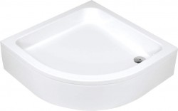 DEANTE - plus II biela - Akrylátová sprchová vanička, polguľatá, 90 cm (KTU_031B)