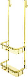 DEANTE - Polička Silia, zlato, zavesená na kabíne (ADI_Z54K)