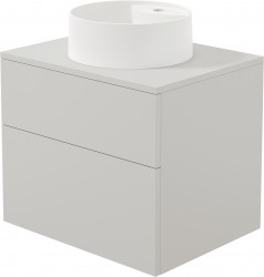 DEANTE - Prizma cashmere kúpeľňová skrinka, s granitovým umývadlom - 360 mm; (SDKB6SAU4B)