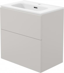 DEANTE - Prizma cashmere kúpeľňová skrinka, s umývadlom - 60 cm; (STKU6U6U6M)