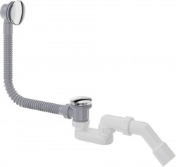 DEANTE - Prizma chrómová odpadová súprava pre vaňu, click-clack (NHC_057B)