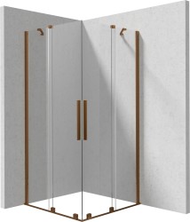 DEANTE - Prizma krátka pre kolmú stenu/dlhá pre paralelnú stenu sprchovací kút, štvorcový, 90x90 cm (KPNCP09P09)