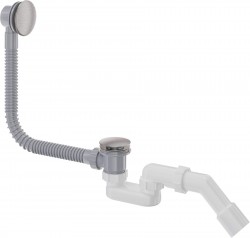 DEANTE - Prizma oceľová odpadová súprava pre vaňu, click-clack (NHC_F57B)