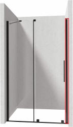 DEANTE - Profil pre zapustené dvere, systém Prizma čierna (KTJ_N00X)