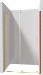 DEANTE - Profil pre zapustené dvere, systém Prizma zlatá (KTJ_Z00X)