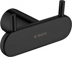 DEANTE - Round čierna - Háčik, dvojitý (ADR_N121)