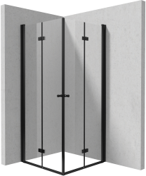 DEANTE/S - Sprchovací kút dvojité skladací 100x80 KTSXN43P+KTSXN42P (KERRIA/0549)