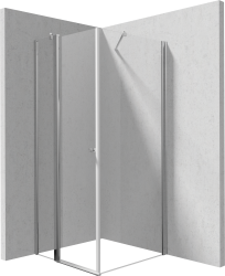 DEANTE/S - Sprchovací kút pevná stena 100, výklopné dvere 90 KTSU041P+KTS_030P (KERRIA/0354)