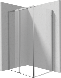DEANTE/S - Sprchovací kút pevná stena 110 posuvné dvere 100 KTS_031P+KTSP010P+KTS_0P1X (KERRIA/0256)