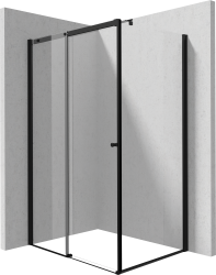DEANTE/S - Sprchovací kút posuvné dvere 100 pevná stena 30 KTS_N83P+KTSPN10P+KTS_NP1X (KERRIA/0416)