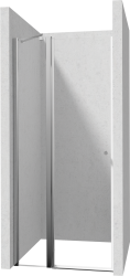 DEANTE/S - Sprchové dvere výklopné so stenovým profilom 100 KTSU043P+KTS_000X (KERRIA/0010)