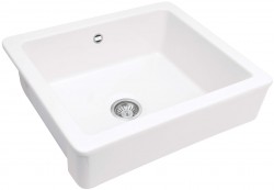 DEANTE - Sabor biely keramický drez, 1miska, (ZCB_610H)