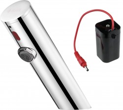 DEANTE - Senzorová batéria na umývadlo Sense silikónová, otočná, bez regulácie teploty - 4xAA (BQR_P28R)