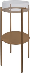 DEANTE - Silia brúsený bronz stojaca kúpeľňová konzola (CKS_C36A)