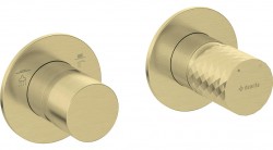 DEANTE - Silia Hexa kartáčované zlato Sprchová batéria, s prepínačom sprchy - horizontálne (BHS_R46P)