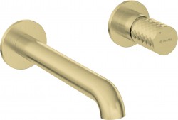 DEANTE - Silia Hexa kartáčované zlato Umývadlová batéria, podomietková (BHS_R54L)