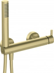 DEANTE - Silia kartáčovaná zlatá sprchová batéria, so sprchovacím setom (BQS_R41M)