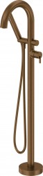DEANTE - Silia kartáčovaný bronz Vaňová batéria, voľne stojaca, so sprchovacím setom (BQS_C17N)