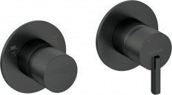 DEANTE - Silia nero Sprchová batéria, s prepínačom sprchy - horizontálna (BQS_N46P)