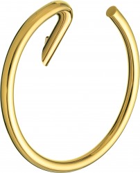 DEANTE - Silia zlato - Vešiak na uterák, nástenný - okrúhly (ADI_Z611)