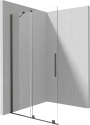 DEANTE - Sprchová stena Prizma 1400, walk-in, 140 cm - posuvná (KTJ_D34R)