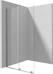 DEANTE - Sprchová stena Prizma 1400, walk-in, 140 cm - posuvná (KTJ_F34R)
