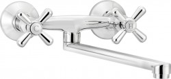 DEANTE - Symetrio chróm - Drezová batéria, nástenná (BOS_080D)