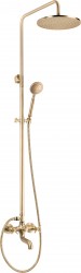 DEANTE - Temisto mosadz - Sprchový stĺp, s vaňovou batériou (NAC_M1QT)