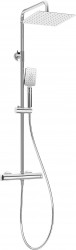 DEANTE - Therm chróm - Sprchový stĺp, so sprchovou batériou, termostat (NAC_04HT)