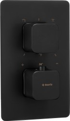 DEANTE - Therm čierna - Vonkajší prvok, pre termostatický BOX (BXY_NECT)