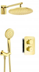 DEANTE - Therm zlato - Sprchový set pod omietku, s termostatickou BOX (BXYZGEBT)