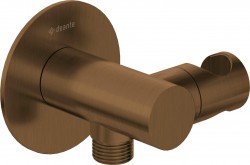 DEANTE - Vyústenie sprchy, guľatá, s držiakom na ručnú sprchu (NQS_C57K)