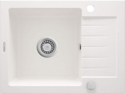 DEANTE - Zorba alabaster - Granitový drez s odkvapkávačom (ZQZ_A11A)