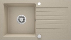 DEANTE - Zorba sandy - Granitový drez s odkvapkávačom (ZQZ_7113)