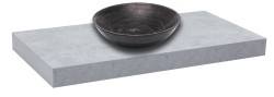 Doska pod umývadlo bez umývadla Naturel Dolce 70x8x50 cm betón mat DO7050BE (DO7050BE)