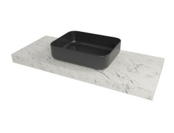 Doska pod umývadlo Naturel Dolce 83,5x8x50 cm mramor Carrara biela mat DO8050MCB (DO8050MCB)