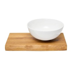 Doska pod umývadlo s umývadlom Naturel Wood 45x4x24 cm dub mat DMDUB45UM (DMDUB45UM)
