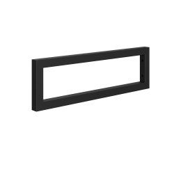 Dreja - Čierna konzola v matnom prevedení - hranatá (50 cm) (004231)