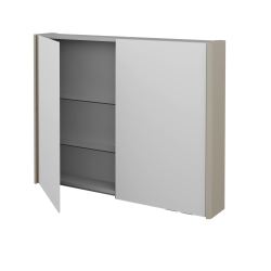 Dreja - Dvojdverová galérka ENZO GA2OE 100 - L04 Béžová vysoký lesk (59579)