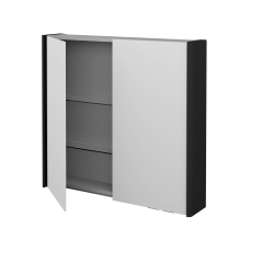 Dreja - Dvojdverová galérka ENZO GA2OE 80 - L03 Antracit vysoký lesk (113926)